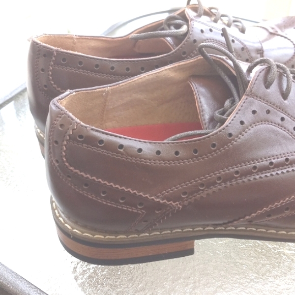 BRUNO MARC Mens Oxfords Dress Shoes Size 9.5 Brown Leather Lace Up NWOB -  qrcadvogados.com.br